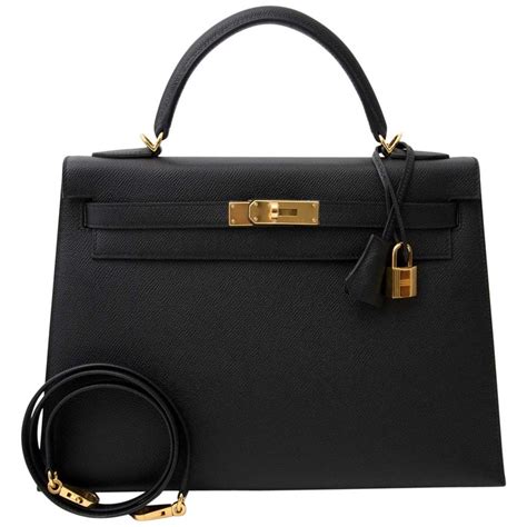 hermes black epsom kelly|vintage Hermes kelly.